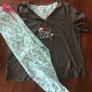 WOMEN'S SIZE 2X PAJAMA SET FROM Rene' Rofe' - NWT